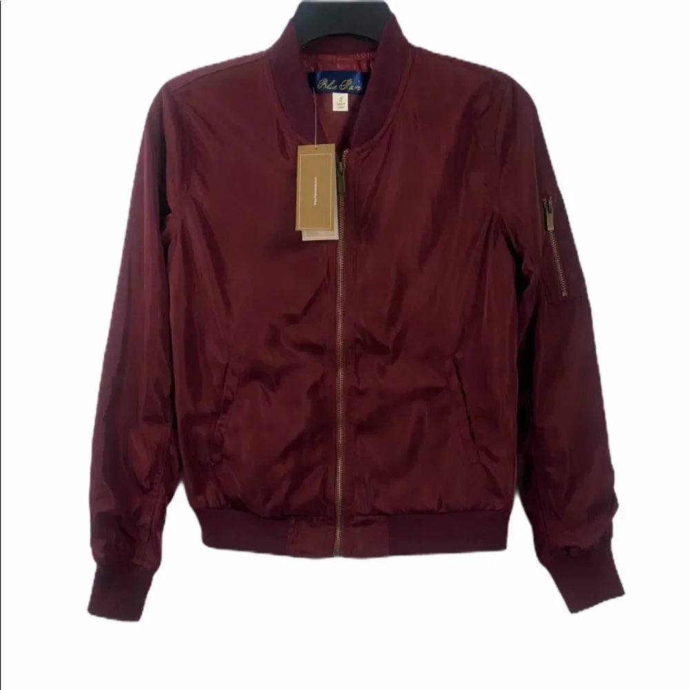NWT‎ BLUE RAIN Callie Bomber Jacket Small